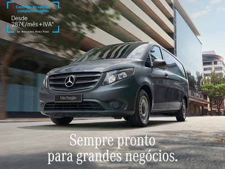 e-Vito | Mercedes VCL | Mercedes-Benz Comerciais Ligeiros | Santogal Mercedes | Comerciais Mercedes | Carros Novos | Carros Usados | Carros Serviço | Loures